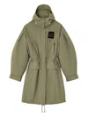 Ganni "tri-layer" Parka In Green