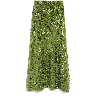 Ganni Green Skirts - A-line Skirts Women
