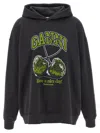 Ganni Women Cherries Organic Cotton Hoodie In Black