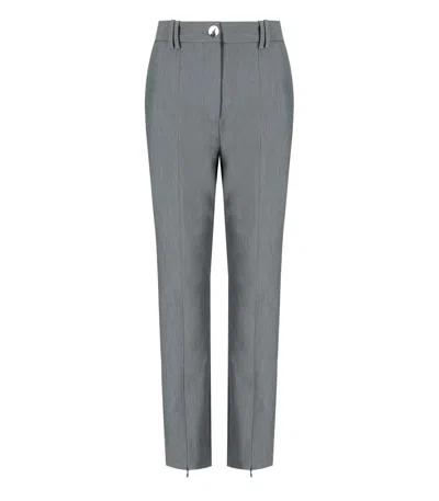 GANNI GANNI GREY MELANGE TROUSER