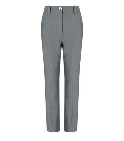 GANNI GANNI GREY MELANGE TROUSER