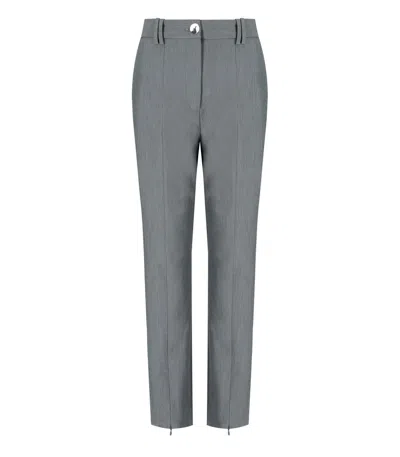 GANNI GREY MELANGE TROUSER
