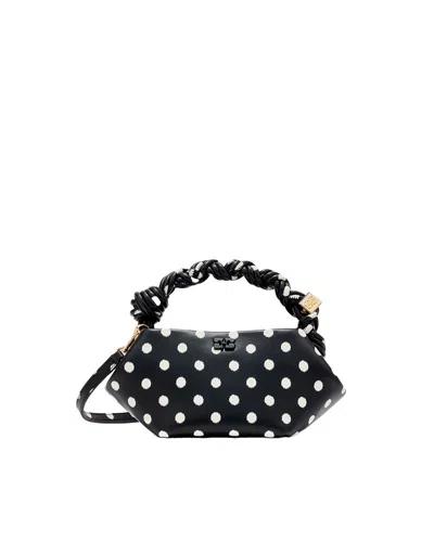 Ganni Handbag In Black