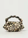 Ganni Bou Bag Mini Print Handbags Animalier