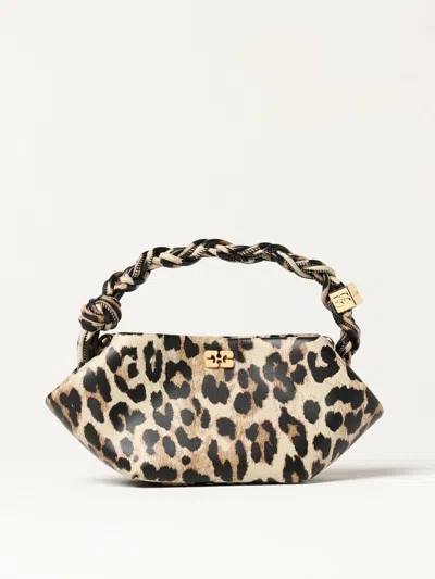 GANNI MINI BAG GANNI WOMAN COLOR BROWN,G40960032