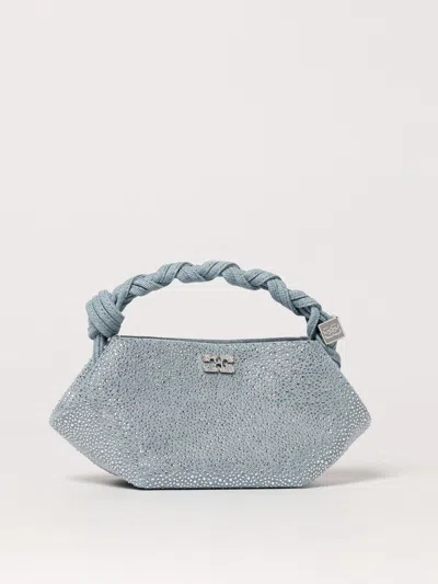 Ganni Handbag  Woman Color Denim