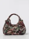 Ganni Tapestry Mini Multicolored Hobo Bag In Multi