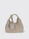 Ganni Women Hobo Mini Grained In Multi