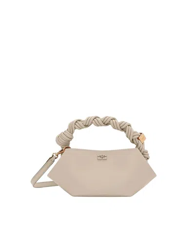 Ganni Handbag In Neutral