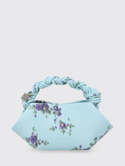 Ganni Crossbody Bag Woman In Blue