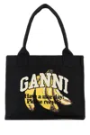 Ganni Organic Cotton Large Tote Bag