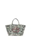 Ganni Xxl Tapestry Reversible Shopper Bag In Multi