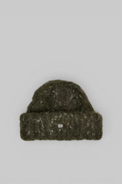Ganni Handknit Cable Beanie Xxl In There Is No Color Specification For This Product.