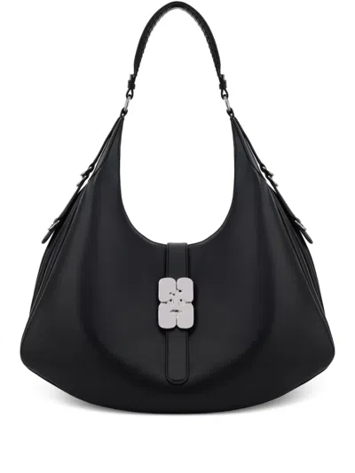 GANNI HARDWARE-DETAIL SHOULDER BAG