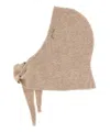Ganni Ski Mask In Beige