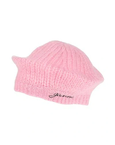 Ganni Hat In Pink
