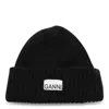 Ganni Hats Blacks And Greys In Brown