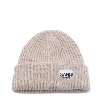 Ganni Hats Brazilian Sand In Brown