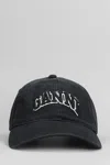 Ganni Baseballkappe Mit Logo-stickerei