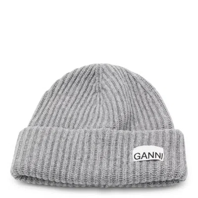 Ganni Hats Paloma Melange In Brown