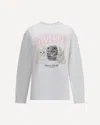 Ganni White Animal Print T-shirt In Neutral