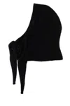 Ganni Wool Balaclava In Black