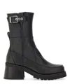 Ganni Woman Ankle Boots Black Size 8 Textile Fibers In Black
