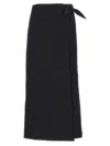 Ganni Herringbone Canvas' Skirt