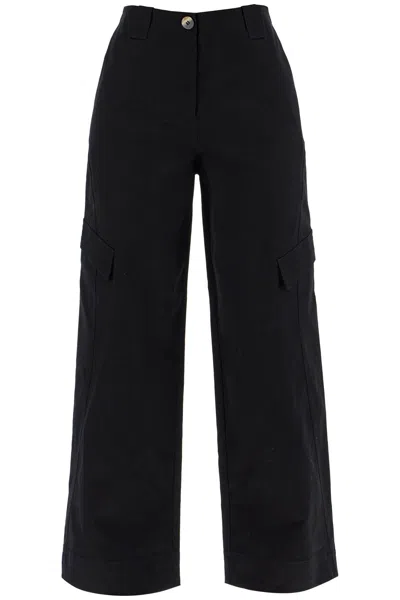 GANNI GANNI HERRINGBONE PANTS
