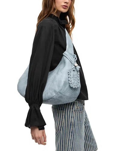 Ganni Hobo Bag In Blue
