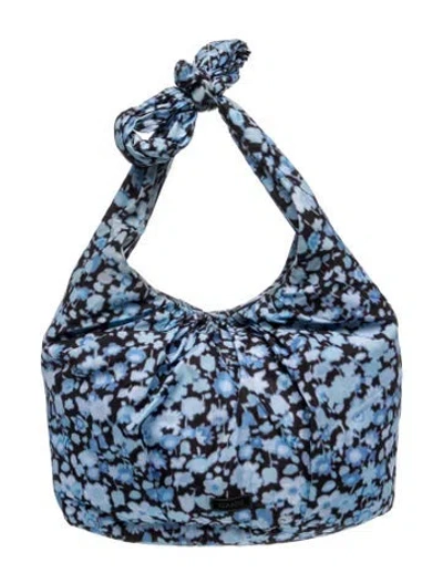 Pre-owned Ganni Hobo In Blue