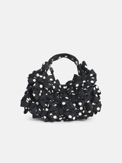 Ganni 'hobo' Mini Bag In Black Fabric