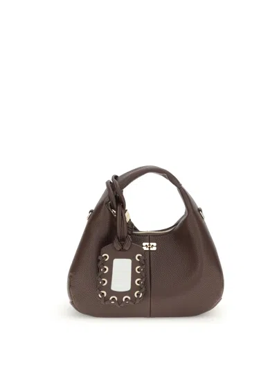 Ganni Hobo Mini Grained