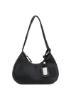 Ganni Medium Hobo Bou Bag In Black