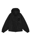 Ganni Nylon Blouson Jacket In Black