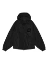 Ganni Nylon Blouson Jacket In Black