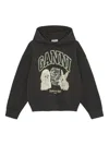 Ganni Hoodie With Logo Print