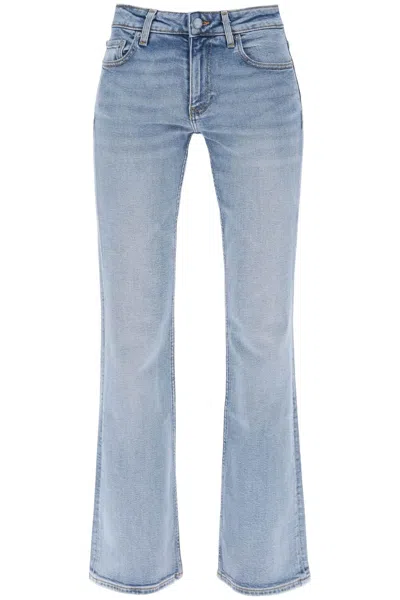 Ganni Iry Flared Jeans In 浅蓝色
