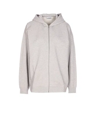 GANNI ISOLI TEDDY ZIP HOODIE