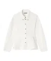 Ganni Peplum-detail Button Shirt In White