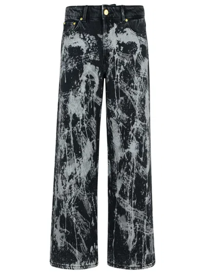 Ganni 'izey' Black Cotton Jeans