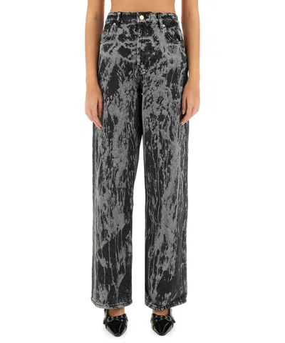 Ganni Izey Jeans In Black