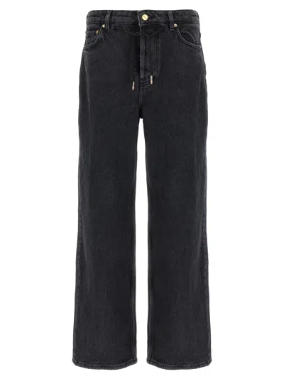 Ganni 'izey' Jeans In Black