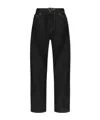 Ganni Rinse Belt Izey Jeans In Black