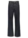 Ganni Rinse Belt Izey Jeans In Blue