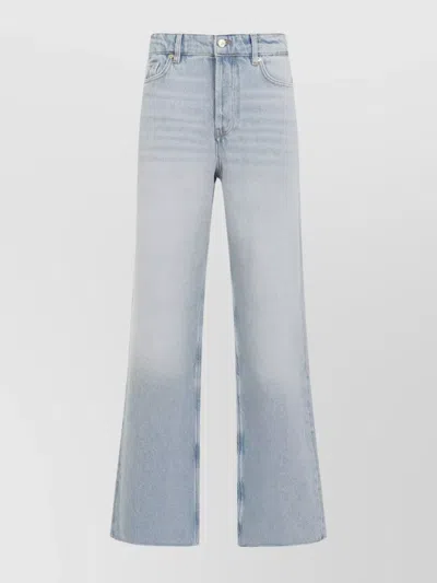 Ganni Izey Overdyead Heavy Denim Jeans In Grey