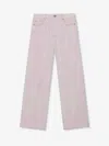 Ganni Izey Straight Jeans In Pink