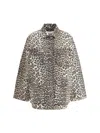 Ganni Jacket In Almond Milk