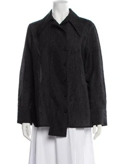 Pre-owned Ganni Jacket In Black