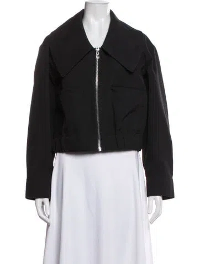 Pre-owned Ganni Jacket In Black